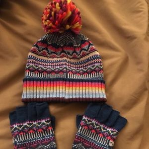 Matching Toboggan and Gloves Set